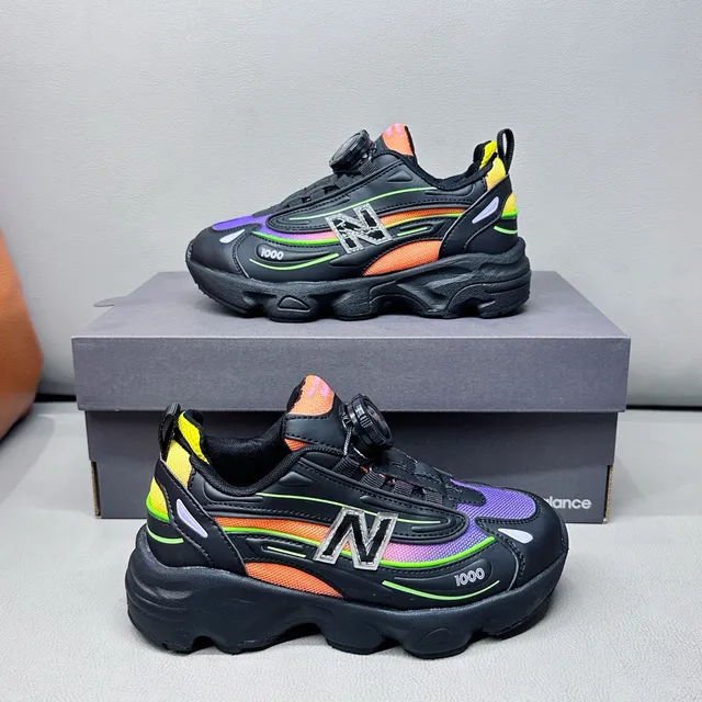 New Balance 1000 بيجي رمادي تركواز بنفسجي أحذية رياضية سميكة 10