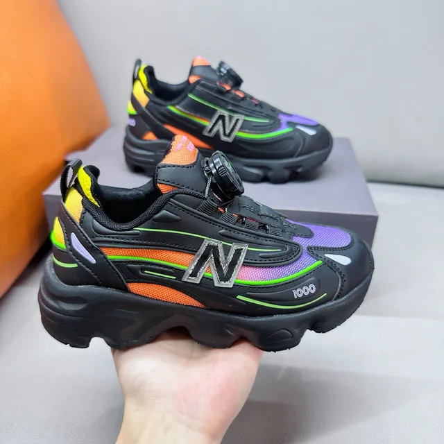 New Balance 1000 بيجي رمادي تركواز بنفسجي أحذية رياضية سميكة 16