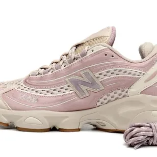 New Balance 1000 Chaussures Chunky Rose Poussiéreux et Crème