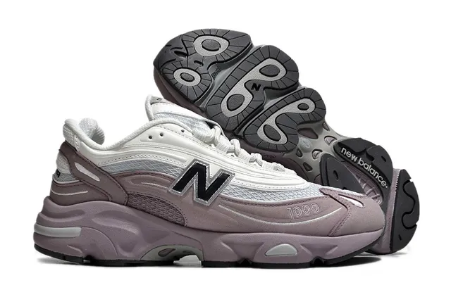New Balance 1000 Sneakers Chunky Violet Poussiéreux 4