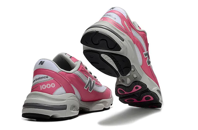 New Balance 1000 Tênis Chunky Rosa e Branco 3