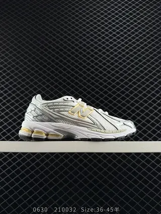 New Balance 1906R حذاء أسلوب حياة أبيض فضي ذهبي 2