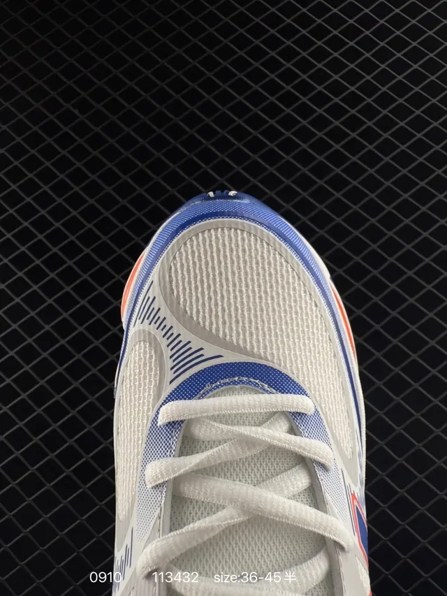 New Balance 2000 White Blue Orange Chunky Sneakers 3