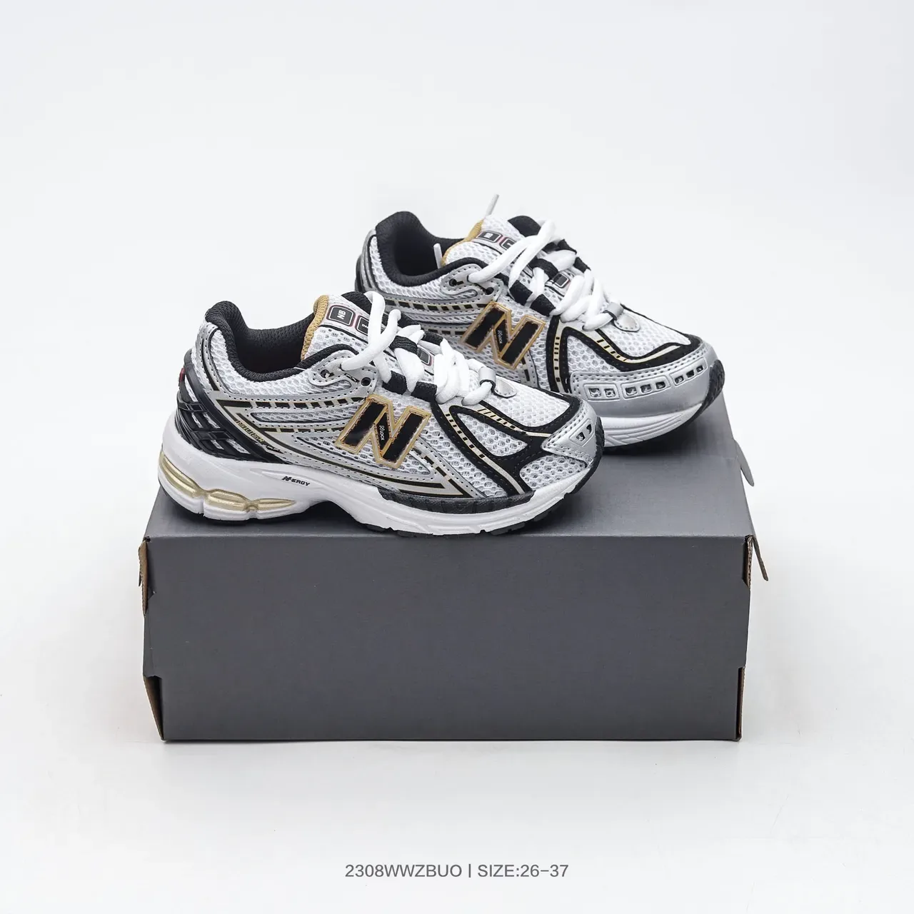 New Balance 2002R Navy Gray White sneakers lifestyle 14