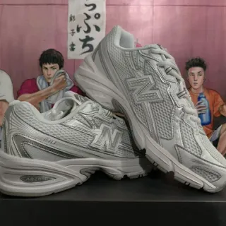 New Balance 510 Blanc Argenté Malla Et Superposition Synthétique Supérieure ABZORB Technologie D'Amorti Chaussures De Course