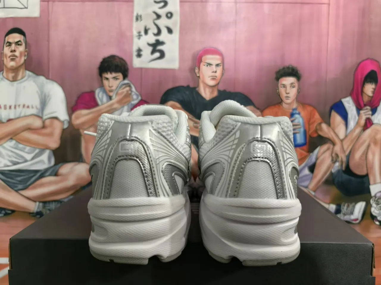 New Balance 510 Blanc Argenté Malla Et Superposition Synthétique Supérieure ABZORB Technologie D'Amorti Chaussures De Course 2