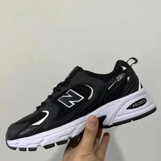 New Balance 530 أسود وأبيض أحذية رياضية أسلوب الحياة