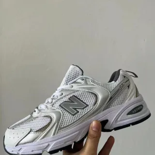 New Balance 530 White Silver Lifestyle Sneakers