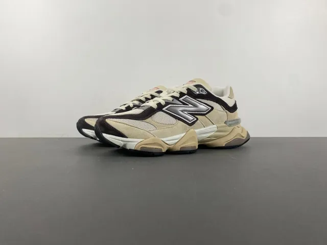 New Balance 9060 Beige Marrom Tênis Chunky 10
