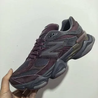 New Balance 9060 بورجوندي فحمي حذاء رياضي سميك