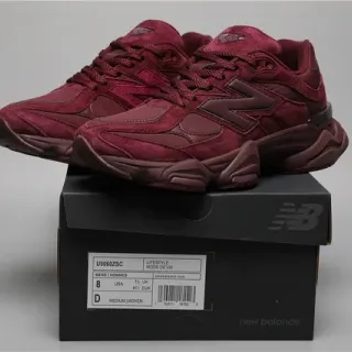 New Balance 9060 أحذية رياضية سميكة من السويدي بلون مارون