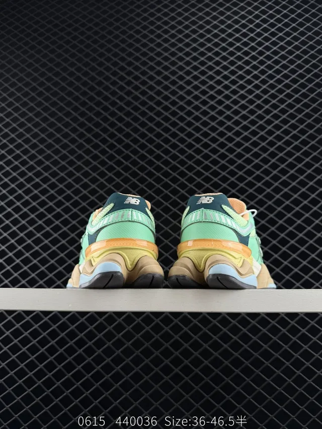 New Balance 9060 Chaussures Chunky Vert Menta Beige 3