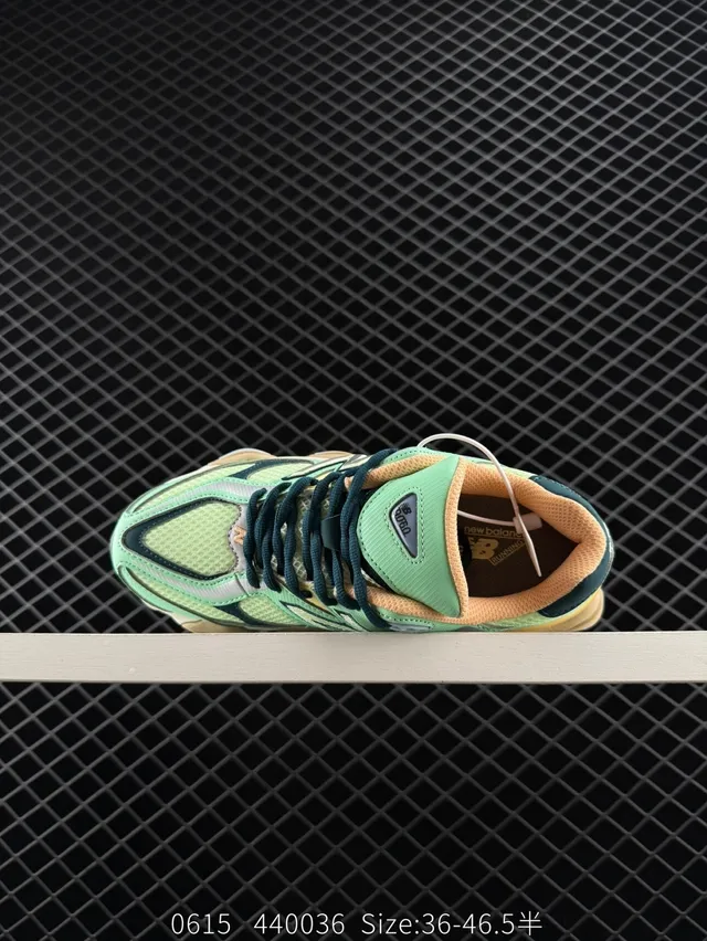 New Balance 9060 Chaussures Chunky Vert Menta Beige 4