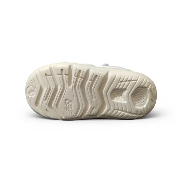 New Balance Bege Branco Dedo Aberto Dupla Alça Velcro Sandálias Casual 15