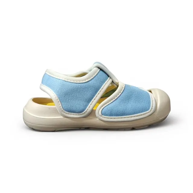 New Balance Bege Branco Dedo Aberto Dupla Alça Velcro Sandálias Casual 17