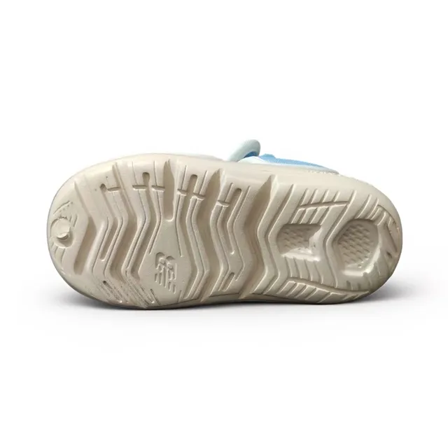 New Balance Bege Branco Dedo Aberto Dupla Alça Velcro Sandálias Casual 21