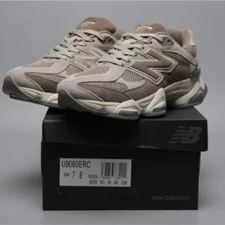 New Balance Brown Beige Layered Mesh And Suede Upper Chunky Sculpted Midsole Lifestyle Sneakers
