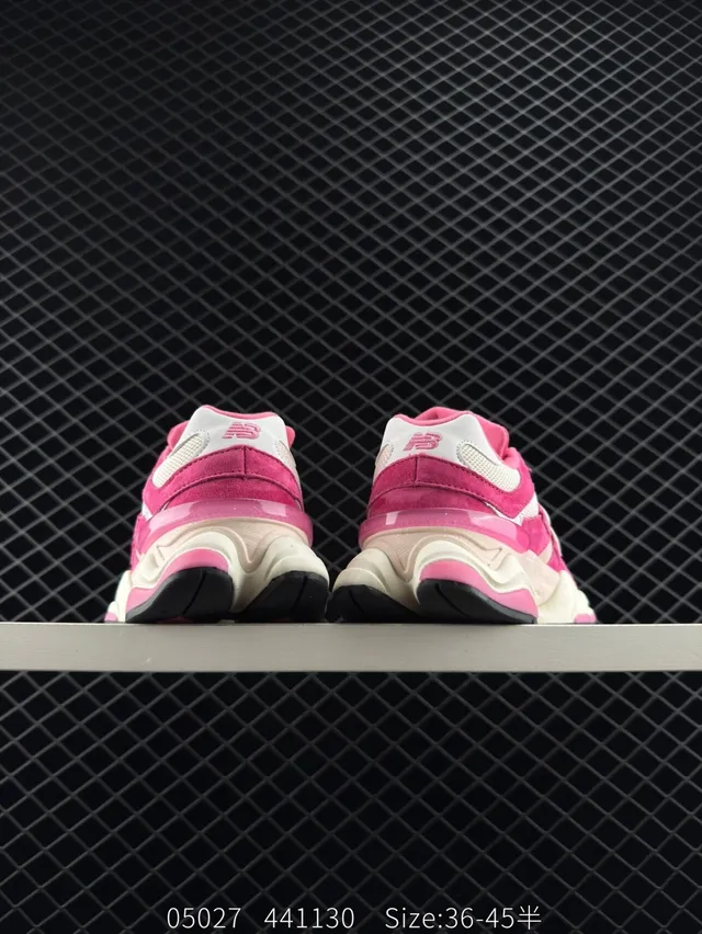 New Balance NB9060 Tênis Chunky Rosa e Creme 3