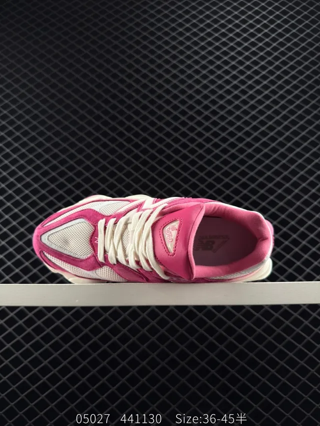 New Balance NB9060 Tênis Chunky Rosa e Creme 4