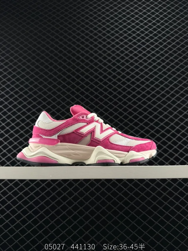 New Balance NB9060 Tênis Chunky Rosa e Creme 6