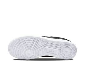 Nike Air Force 1 Black and White Lifestyle Sneakers 5