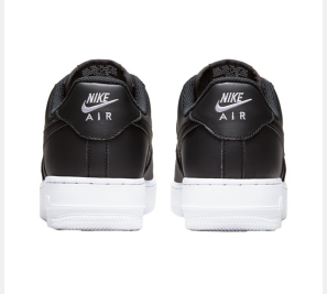 Nike Air Force 1 Black and White Lifestyle Sneakers 6