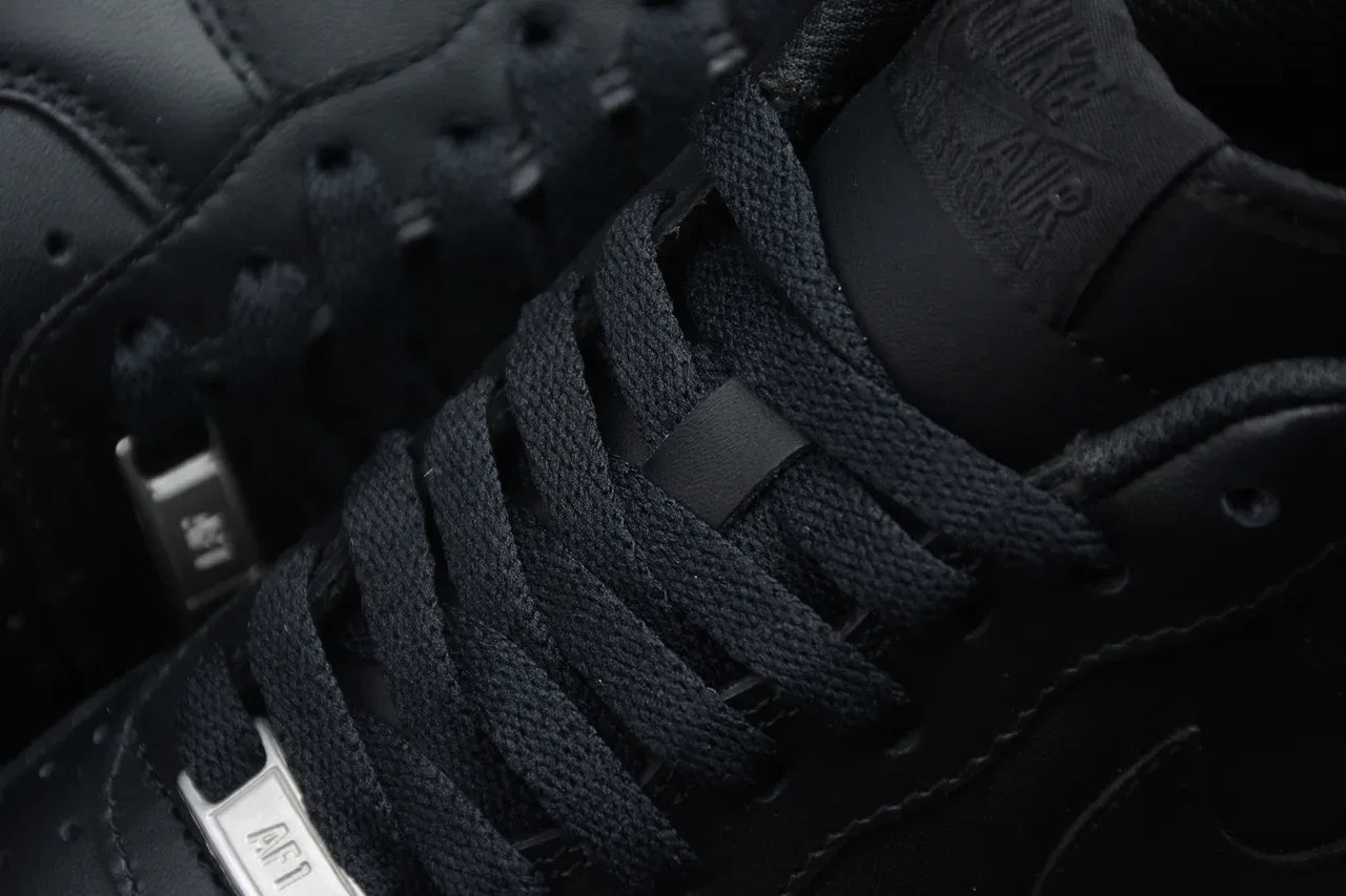 Nike Air Force 1 Black Lifestyle Sneakers 7