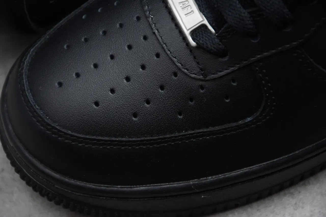 Nike Air Force 1 Black Lifestyle Sneakers 8