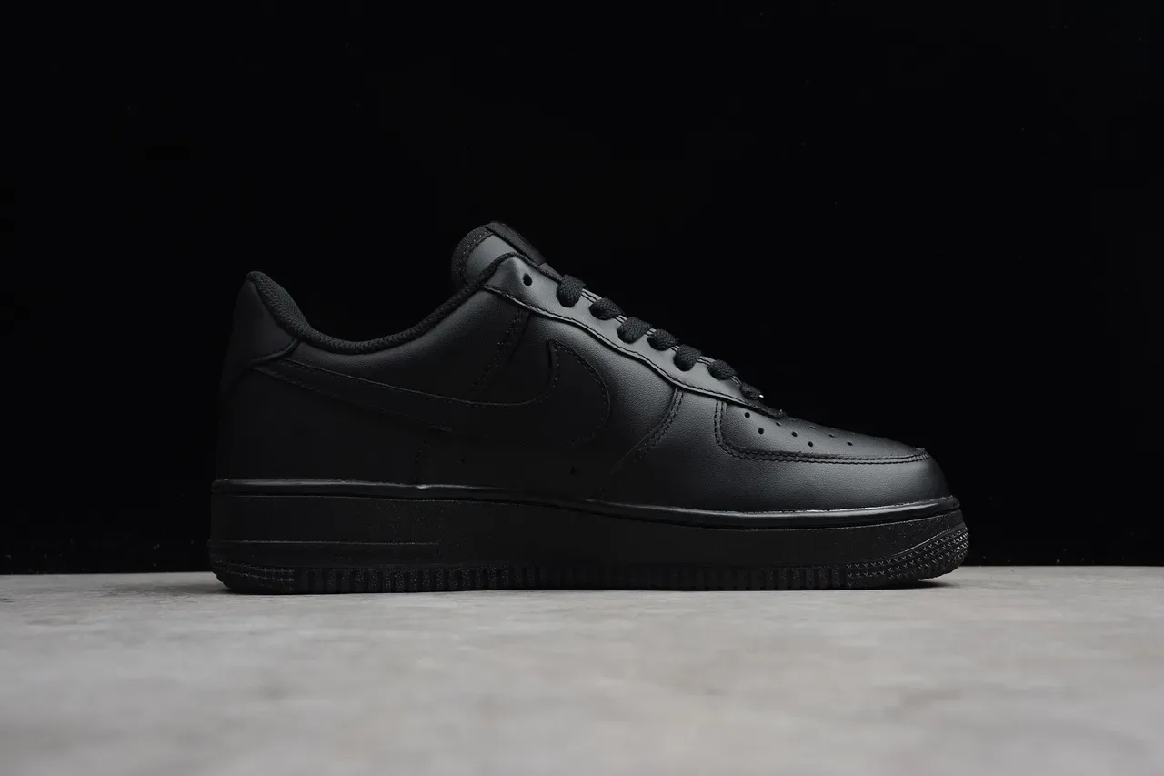 Nike Air Force 1 Black Lifestyle Sneakers 13