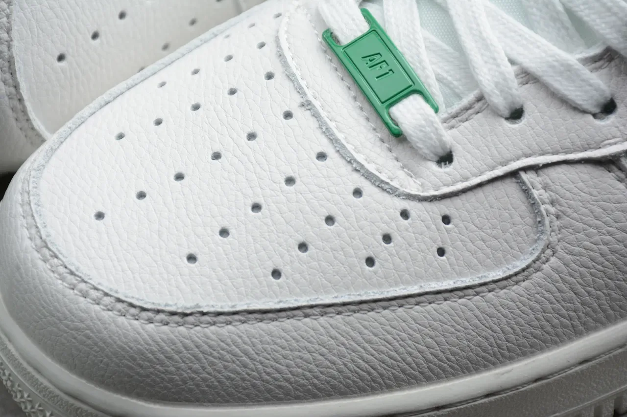 Nike Air Force 1 High Strap أبيض برتقالي أخضر حذاء أسلوب حياة 10