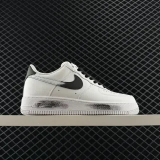 Nike Air Force 1 Low White Black Spray Midsole जीवनशैली स्नीकर