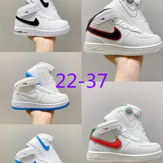 Nike Air Force 1 Mid Youth White Black Lifestyle Sneakers