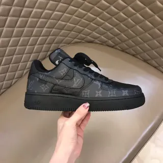 Nike Air Force 1 Monogram Black Lifestyle Sneakers