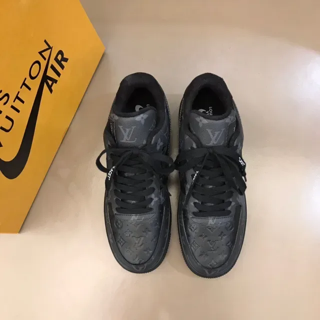 Nike Air Force 1 Monogram Black Lifestyle Sneakers 9
