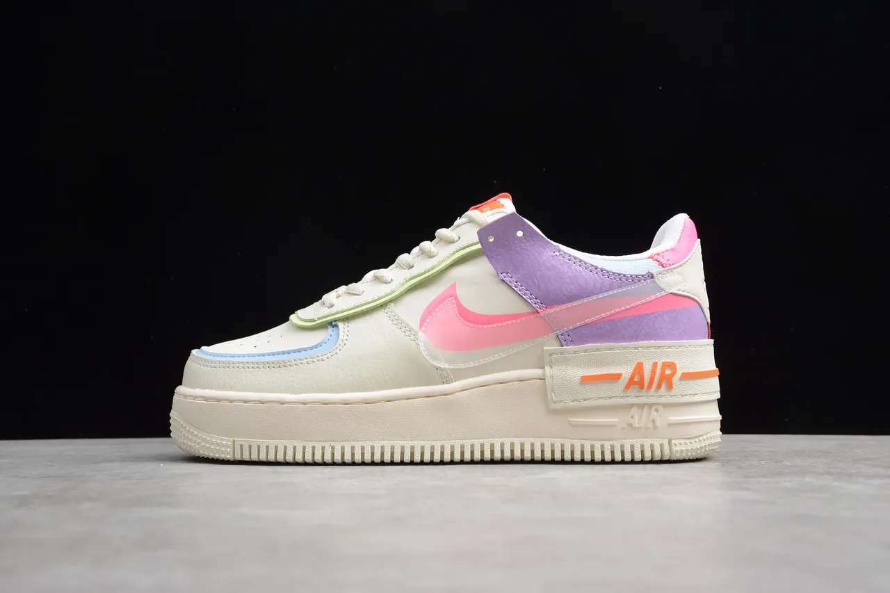 Nike Air Force 1 Shadow Multicolor Plataforma Zapatillas Lifestyle 1
