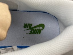 Nike Air Force 1 White and Green Lifestyle Sneakers 8
