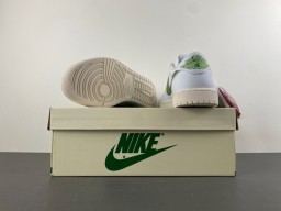 Nike Air Force 1 White and Green Lifestyle Sneakers 16