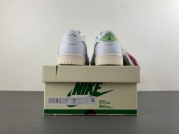 Nike Air Force 1 White and Green Lifestyle Sneakers 18