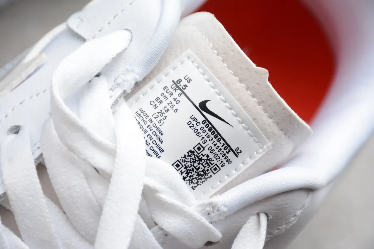 Nike Air Force 1 White Beige Orange Lifestyle Sneakers 6