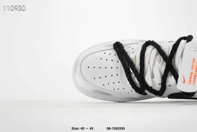 Nike Air Force 1 White Black Gray Paint-Splatter Lifestyle Sneakers 5