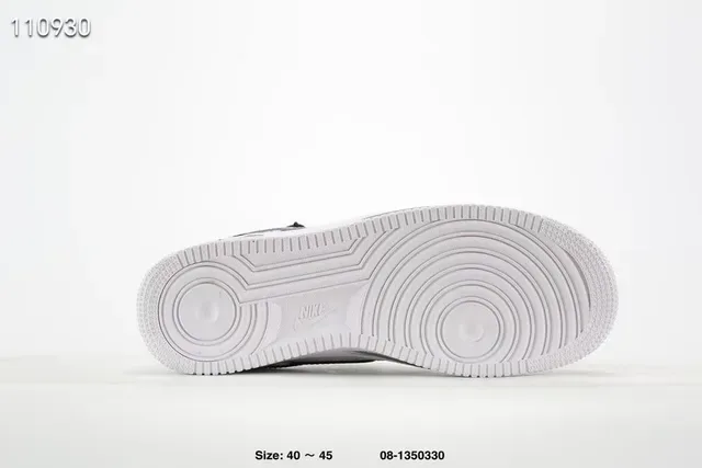 Nike Air Force 1 White Black Gray Paint-Splatter Lifestyle Sneakers 6