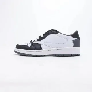 Nike Air Jordan 1 Low sneakers lifestyle branca preta