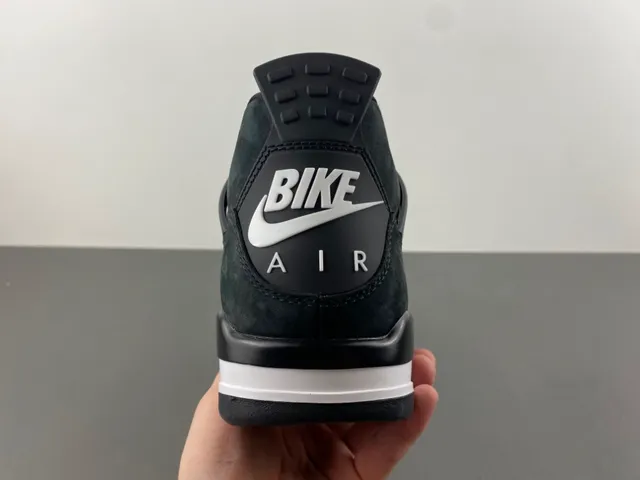 Nike Air Jordan 4 Dark Green Black Suede Basketball Shoes 4