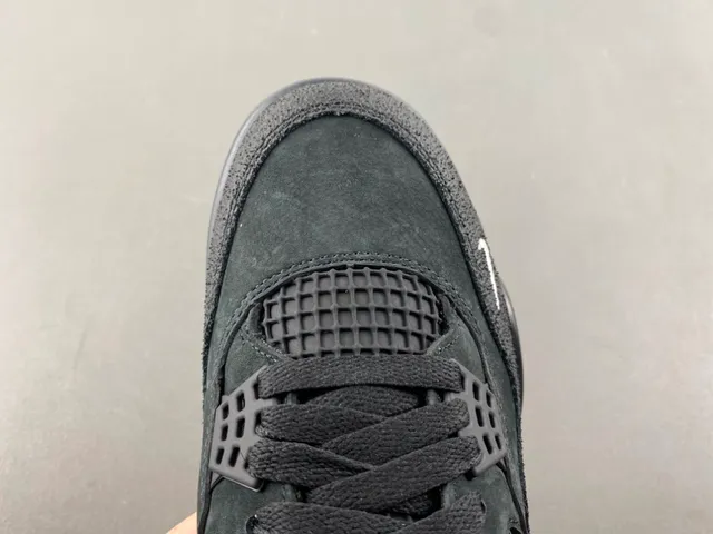 Nike Air Jordan 4 Dark Green Black Suede Basketball Shoes 5
