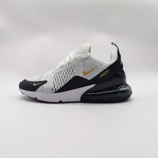 Nike Air Max 270 White Black Gold Lifestyle Sneakers