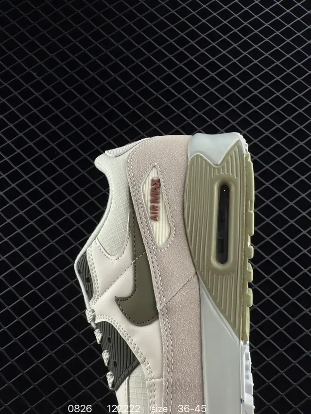 Nike Air Max 90 Beige Olive Lifestyle Sneakers 3
