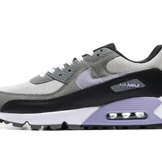 Nike Air Max 90 ধূসর কালো ল্যাভেন্ডার লাইফস্টাইল স্নিকার