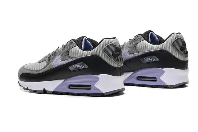 Nike Air Max 90 Gray Black Lavender Lifestyle Sneakers 3