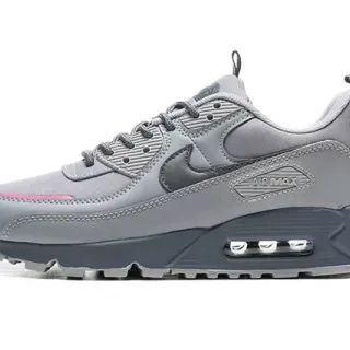 Nike Air Max 90 Gray Pink Low-Top Visible Unit Lifestyle Sneakers