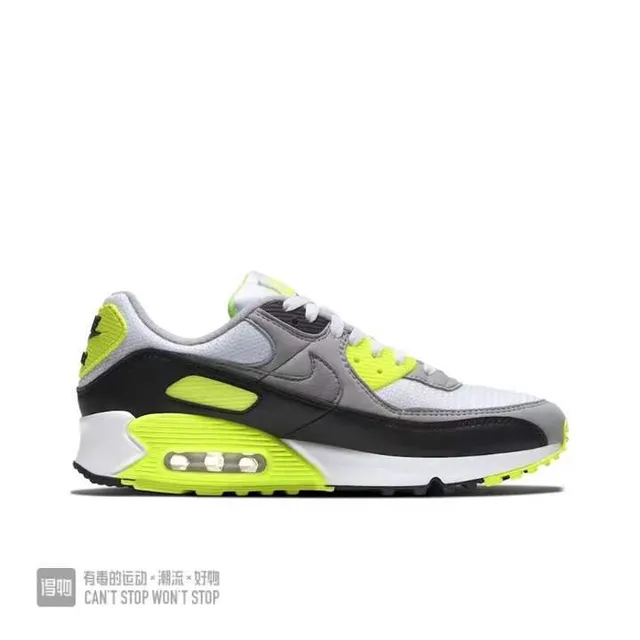 Nike Air Max 90 Neon Yellow Green Lifestyle Sneakers 2